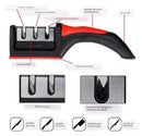 Afilador de cuchillos y tijeras 3 en 1 ? ¡Cuchillo y Pelapapa de Regalo