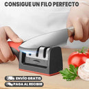 Afilador de cuchillos y tijeras 3 en 1 ? ¡Cuchillo y Pelapapa de Regalo